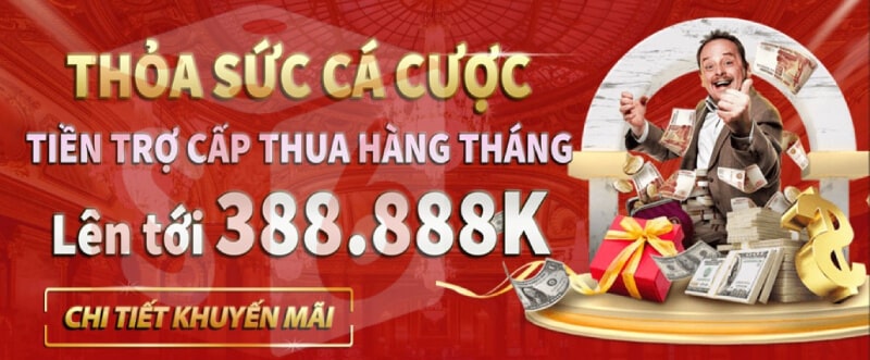 Trợ cấp tiền thua hàng tháng cho hội viên tham gia tại nhà cái S666